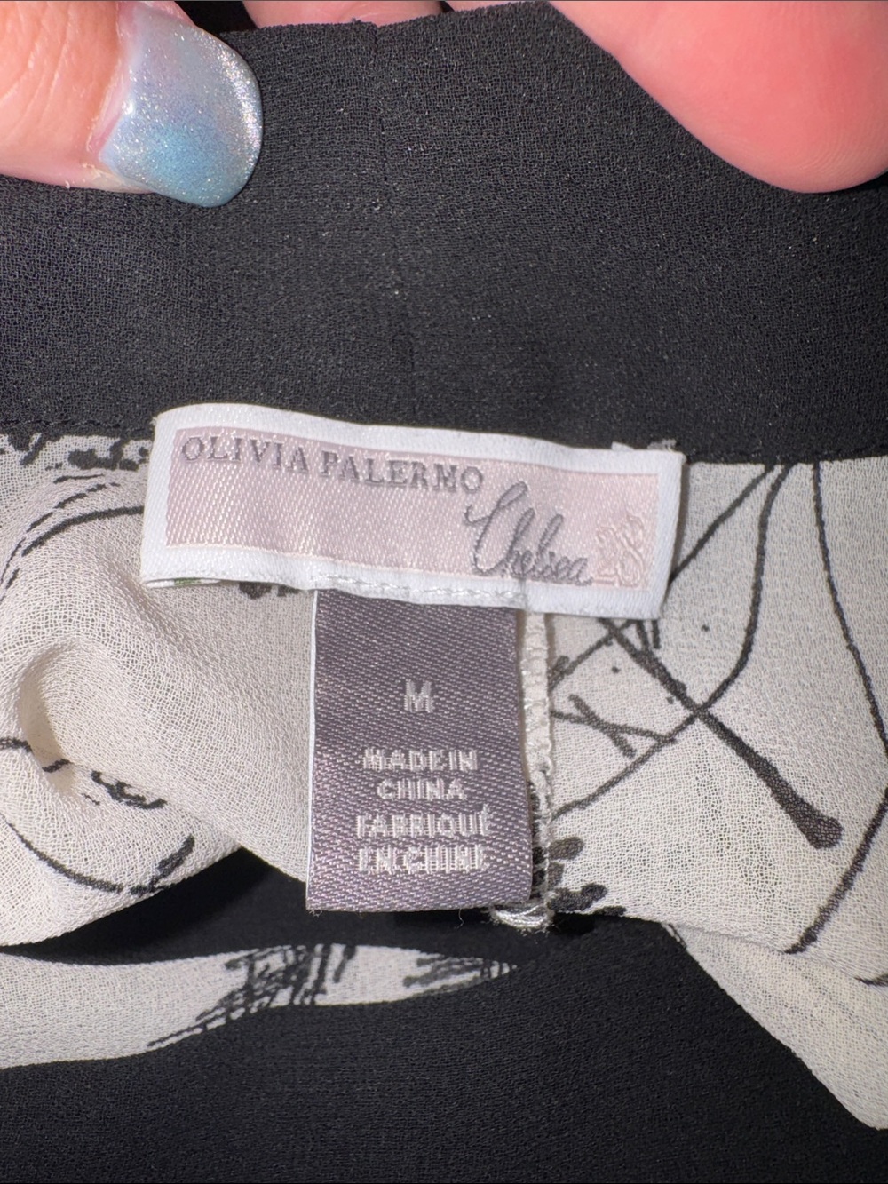 Olivia Palermo + Chelsea28 Tiered Floral Tie-Neck Midi/Maxi Dress Size M - Picture 6 of 6